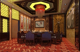 南京中式酒店装修效果图